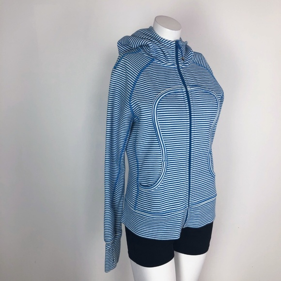 Lululemon Scuba Hoodie Stretch Slope Stripe Print - Picture 4 of 8
